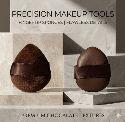 Ultra-Soft 6PCS Beauty Blender Set - Seamless Foundation Applicator Sponges - High-Elasticity Air Cushion Puffs for Flawless Finish
